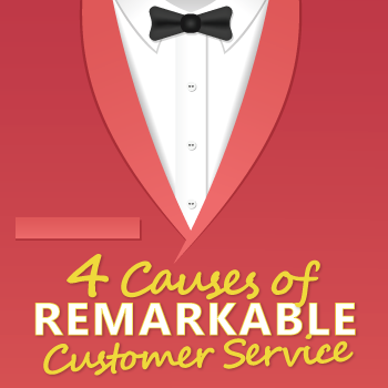4 Causes of Remarkable Customer Service [Infographic]